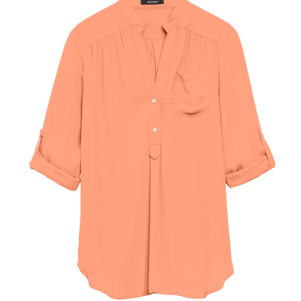 41 Hawthorn Orange Blouse, Size XS